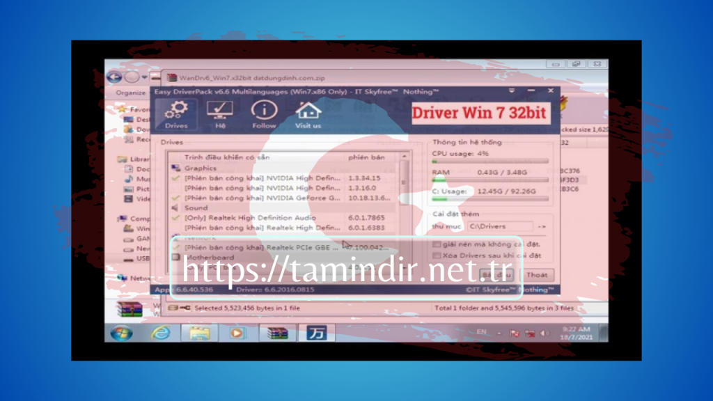WanDriver Win 7 64bit