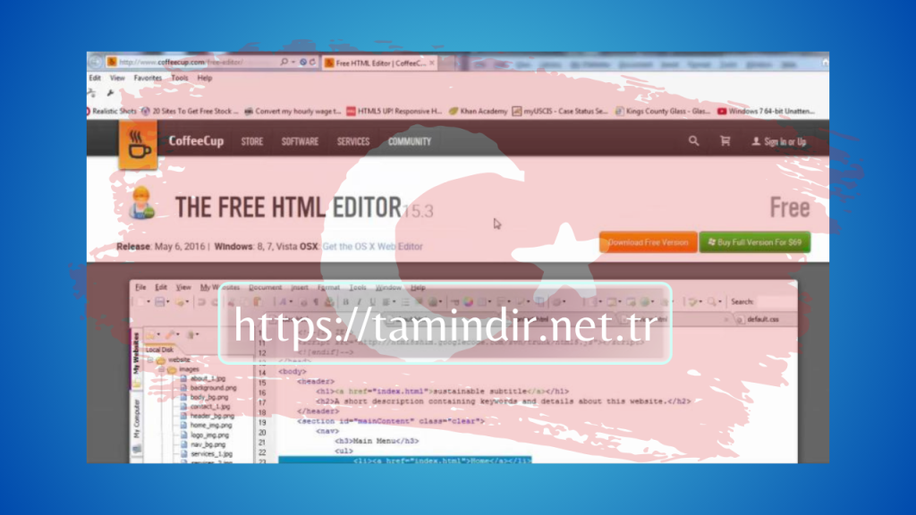 CoffeeCup Free HTML Editor