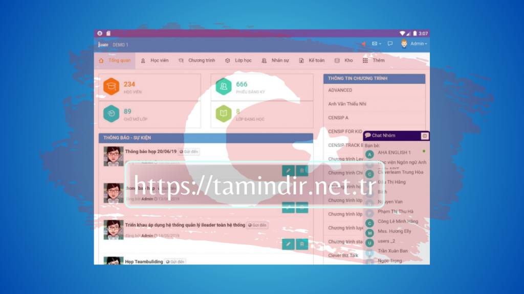 Ileader center management software