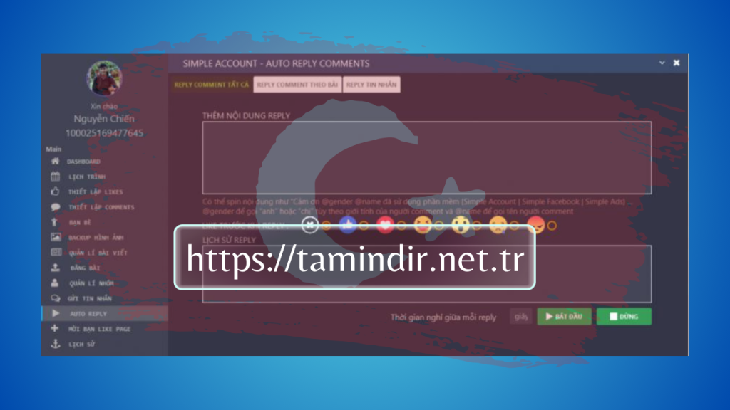 Software tool like Facebook Simple Account