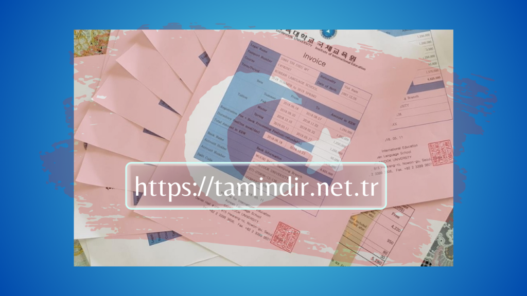 Invoice to Study Abroad in Korea
