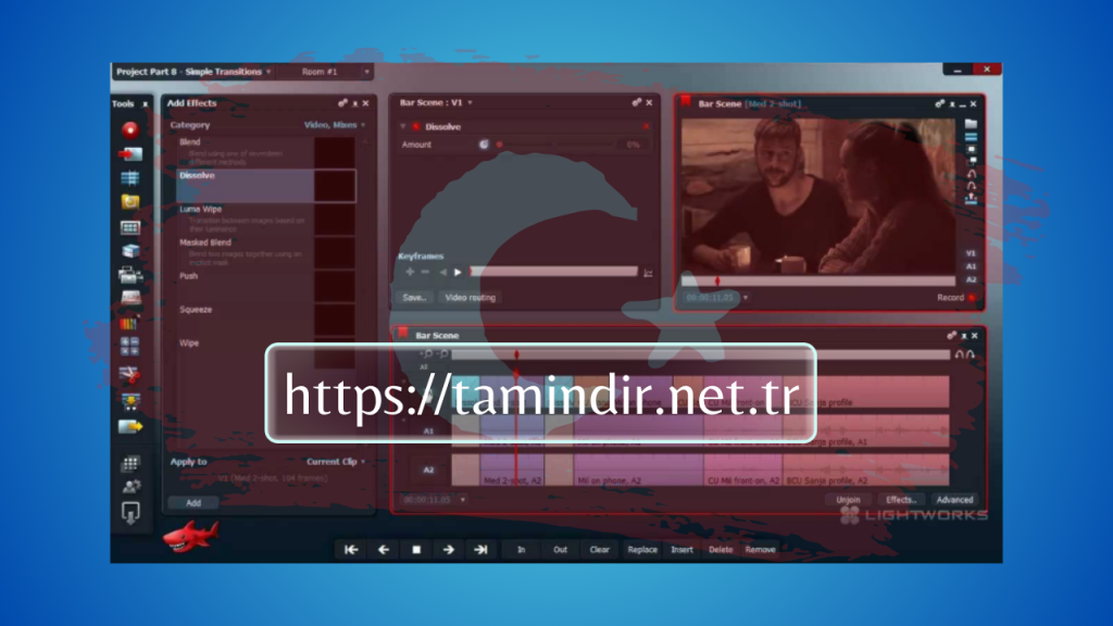 Lightworks video editing software