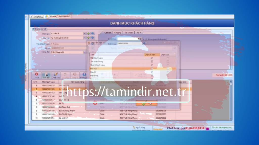 Vinemacc warehouse management software