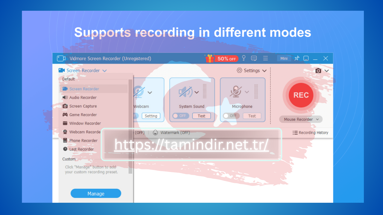 Vidmore Screen Recorder Pc