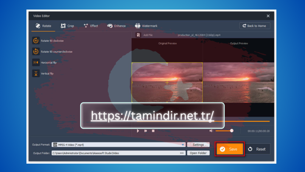 Aiseesoft Video Editor Indir