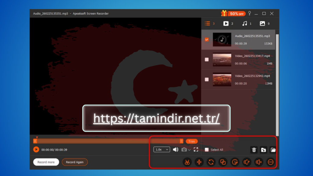 Apeaksoft Screen Recorder Full Indir